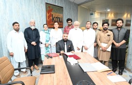 KMU and PalMed Academy Sign MoU to Boost Health Education & Research for Palestinian Students