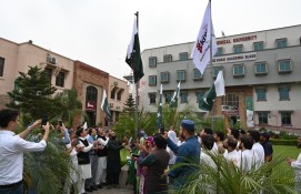 KMU organizes a dignified and vibrant ceremony to mark the 78th Independence Day